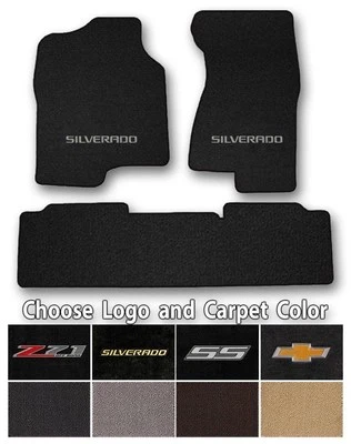 Tapetes de assoalho Silverado Classic Loop carpete - escolha de cor e logotipo - Z71 e gravata borboleta - Imagem 1 de 4