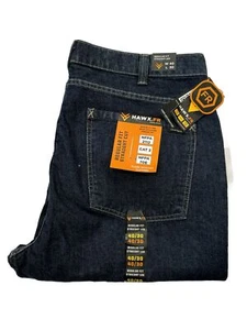 Hawx FR Men’s Blue Jeans 40x30 Regular Fit Straight Cut Cat2 NFPA 2112 70e - Picture 1 of 10