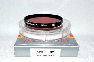 Quantaray 55 mm NEW R2 Screw-In Filter with Case/Box Japan (N-67) - Picture 1 of 1