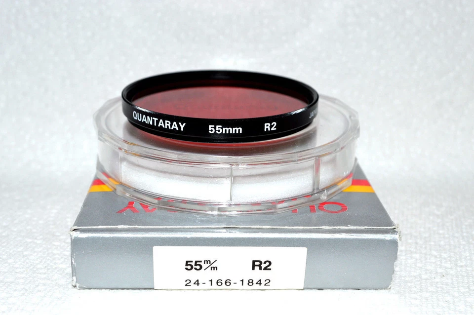 Quantaray 55 mm NEW R2 Screw-In Filter with Case/Box Japan (N-67) - Image 1 of 1