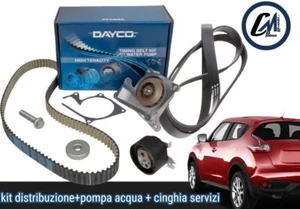 KIT DISTRIBUZIONE POMPA ACQUA DAYCO CINGHIA SERVIZI NISSAN JUKE 1.5 DCI 10 18 - Imagen 1 de 7