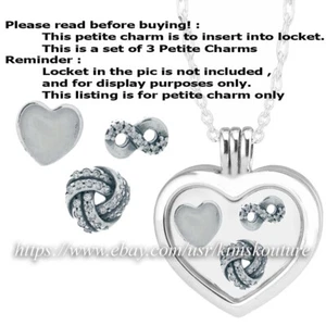 Original Pandora Silber Unendliche Liebe, Emaille & Klar CZ 3 Set Petites 792103CZ - Bild 1 von 2