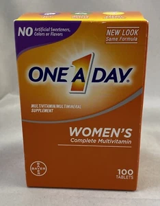 One A Day Women's Complete Multivitamin/Multi mineral 100 Tablets - Picture 1 of 12
