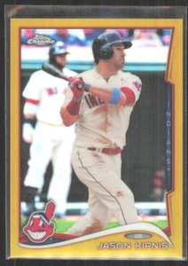 2014 Topps Chrome Gold Refractor Jason Kipnis /50 Cleveland Indians #196 - Picture 1 of 2
