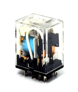 2 piezas Relé OMRON MY2N (= MY2N-J) Bobina = DC 24V 24VDC DPDT 10A 125/250VAC Japón - Imagen 1 de 7