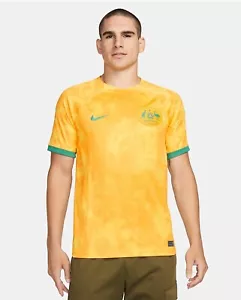 🔶️2022 AUSTRALIA SOCCEROOS NIKE FOOTBALL SOCCER JERSEY SHIRT XXL WORLD CUP 2XL - Picture 1 of 4