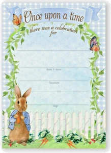 50 BIRTHDAY PARTY INVITATIONS PETER RABBIT - 24HR DISPATCH - FREE DELIVERY - Picture 1 of 1