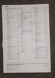 Panasonic Owner Manual Guide Instruction Book for DVD Recorder DMR-EX78 DMR-EX88 - Picture 1 of 3