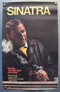 Frank Sinatra The Man And His Music Original 1981 Reprise NBC Promo Poster  - Picture 1 of 5