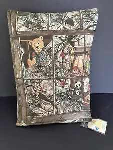 "Reflejos osos caballo mecedor muñecas almohada estampado por Pat Wiles12 x 16""" - Imagen 1 de 1