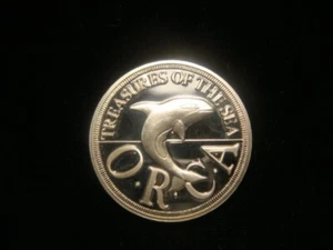 SEALAND. SCHÄTZE DES MEERES. Silber PP 1/4 DOLLAR 1994 ORCA, mit Zertifikat # 169. - Bild 1 von 4