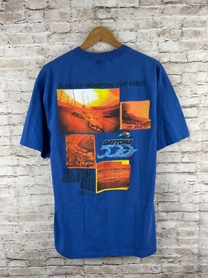 Camisa Gráfica De Colección 2001 Competitors View Para Hombre XL Daytona 500 Azul NASCAR Carreras Foto 1 de 4