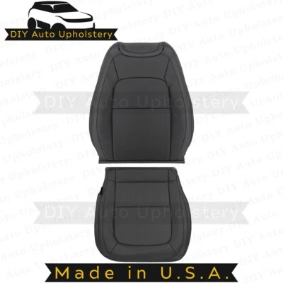 Cubierta de cuero negra superior e inferior para conductor GMC Canyon SLT 2015 a 2022 Foto 1 de 4