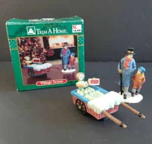 Trim A Home Village Scene Fish Cart - Picture 1 of 9