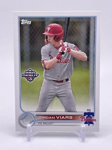 Juego base debut Jordan Viars 2022 Topps Pro #PD-99 FCL Phillies - Imagen 1 de 1