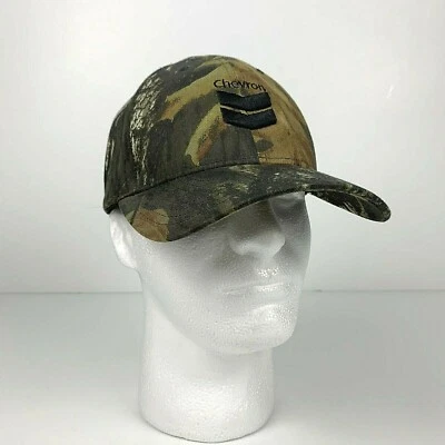 Chevron Oilfield & Gas Camo FlexFit L/XL Trucker Cap Hat 17Z Gas Plant 2011 - Image 1 of 4