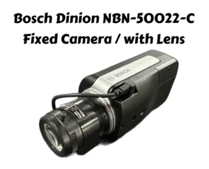 USED / Bosch DINION NBN-50022-C-W Fixed Camera 2MP WM , with LENS - VERY GOOD 🔷 - Picture 1 of 9
