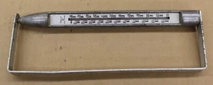 Vintage Aluminium Thermometer - Morrison Elevator Inc. Kolonie, Mildred, Bayard - Werke - Bild 1 von 9