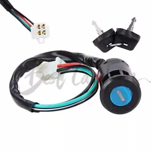 Key Ignition Control Switch Fit Chinese 50cc 70cc 90cc 110cc ATV Quad Dirt Bikes - Picture 1 of 10