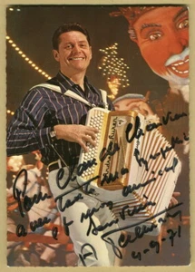 André Verchuren (1920-2013) - Accordéoniste et résistant - Photo dédicacée 1971 - Picture 1 of 1