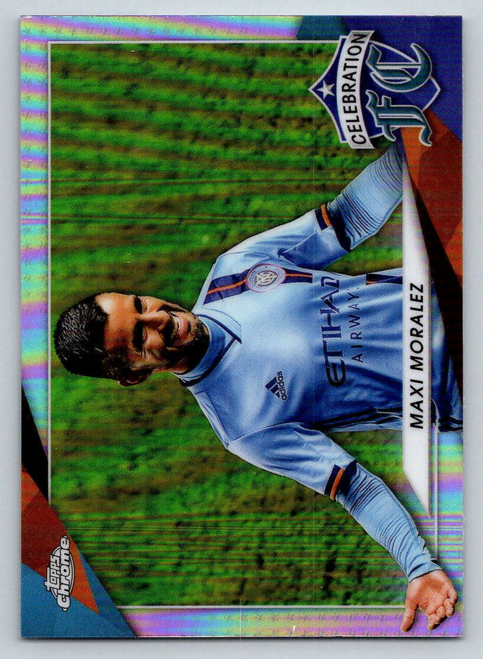 2021 Topps Chrome MLS Celebration FC #CFC23 Maxi Moralez (ref Y01010) - Image 1 of 2
