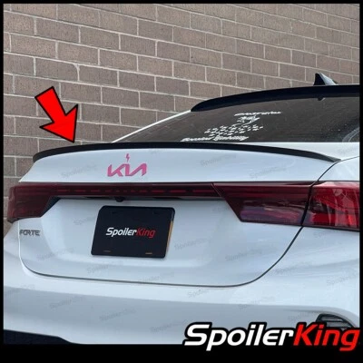 Rear Trunk Lip Spoiler Aero Fits Kia Forte 4dr Sedan 2019-2024 SpoilerKing 244L - Image 1 of 4