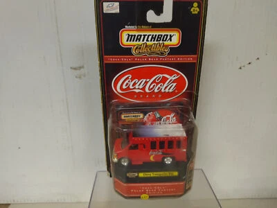 CHEVROLET TRANSPORTER BUS COCA-COLA COLLECTIBLES 1:64 MATCHBOX - Immagine 1 di 2