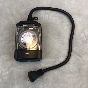 Prime 15-Amp 2-Outlet Indoor/Outdoor Mechanical Residential Plug-In Timer NO2411 - Picture 1 of 6