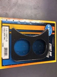 2-hole gauge dash panel VW volkswagen bug Beetle. black 14-1007 - Picture 1 of 2