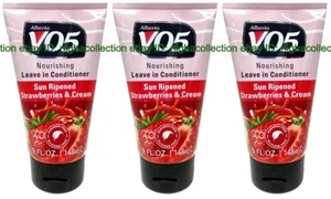 ( Lot 3 ) VO5 LEAVE IN CONDITIONER Sun Ripened STRAWBERRIES & CREAM 5 OzEa - Picture 1 of 9