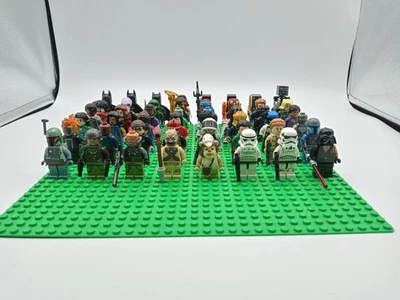 LEGO DC, Minecraft, Ninjago, Marvel, Star Wars Minifigure Lot - Image 1 of 4