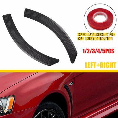 2-10x Cubierta de ventilación lateral guardabarros delantero negro para Mitsubishi Lancers 2002-2015 2016 Foto 1 de 4