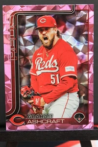 2025 Topps Graham Ashcraft PINK DIAMANTE! - Picture 1 of 2