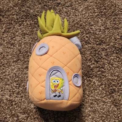 Bob Esponja Pantalones Cuadrados Casa Piña 7" Peluche Nanco Viacom Raro Foto 1 de 3