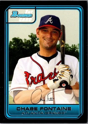 2006 Bowman Chrome Draft Picks & Prospects Chase Fontaine #DP9 Atlanta Braves - Image 1 of 2