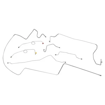 1965 Plymouth Valiant Mopar A Body Dual Master Conversion Brake Line Set SS - Image 1 of 4