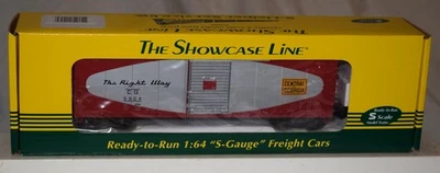 S-Helper #001453 Rebuilt Boxcar Central of Georgia #5504 Red - S Gauge - NEW - Image 1 of 4