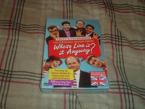 Whose Line is it Anyway? Uncut Uncensored DVD British Version Season 1 + 2 NEW - Imagen 1 de 1