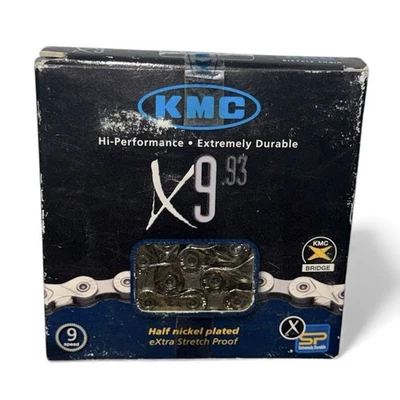KMC X9 9-Speed Extra Stretch Proof Bike Chain X9.93 fits Any 9 Speed Derailleur - Image 1 of 2