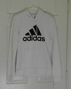 Adidas Golf Herren Hoodie Gr. Small weiß schwarz Logo Pullover Fronttasche neu mit Etikett - Bild 1 von 5