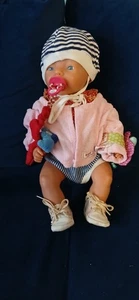 Zapf Creation Germany Puppe Vintage Baby Born Blauen Augen 43cm - Bild 1 von 8