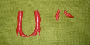 Kniehohe rote Stiefel   /  Für Tonner  Puppe ?? - Bild 1 von 3