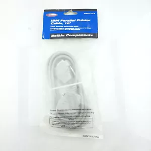Belkin IBM Printer Cable 10' Parallel DB25Male/36 Centronics Male - Picture 1 of 6
