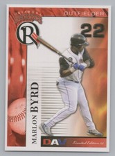 Marlon Byrd 2007 DAV Oklahoma RedHawks Rangers Minor League Baseball Card