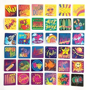 Vintage 90's Stickers Big Scholastic Highlights Reward Lots Teachers You Pick - Picture 1 of 37