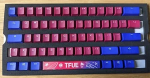Ducky x Tfue Keycap Set 108-key PBT Seamless Doubleshot RARE - Picture 1 of 4