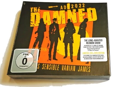 The Damned CD x 2 + DVD AD 2022 Live In Manchester Live Re-Union MAILS SAME DAY Foto 1 de 4