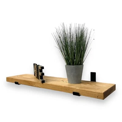 Rustic Shelf | Handcrafted Wall-Mounted, Handmade Shelves for Kitchen Living - Image 1 of 4