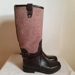 Nueva Bota de Lluvia Ugg Marrón Lana Cinturón US 7 EU 38  - Imagen 1 de 9