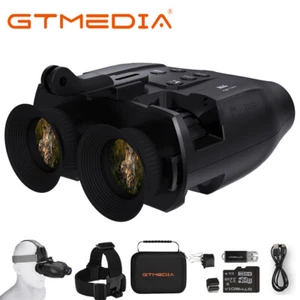 HD Digital Day and Night Vision Binoculars Goggles Head Mounted and Rechargeable - Picture 1 of 24